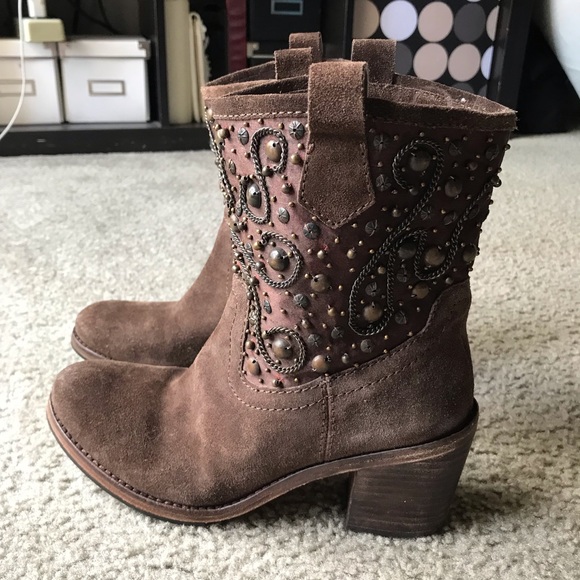 Coralblue ankle boots Sz8 bohemian bootie… - Picture 2 of 8